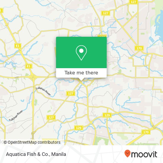 Aquatica Fish & Co. map