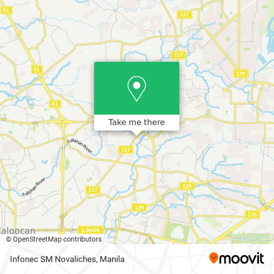 Infonec SM Novaliches map
