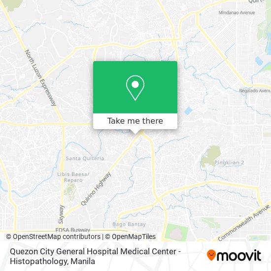 Quezon City General Hospital Medical Center - Histopathology map