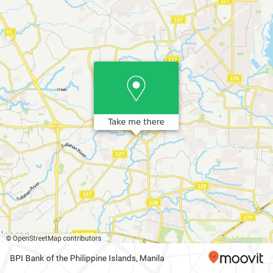 BPI Bank of the Philippine Islands map