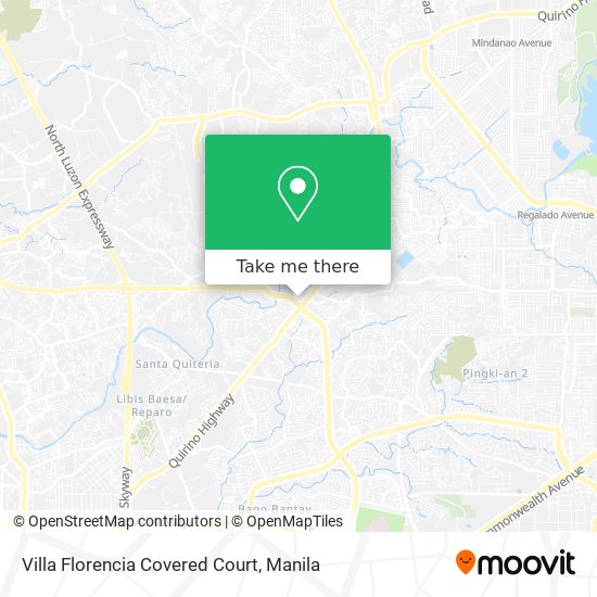 Villa Florencia Covered Court map