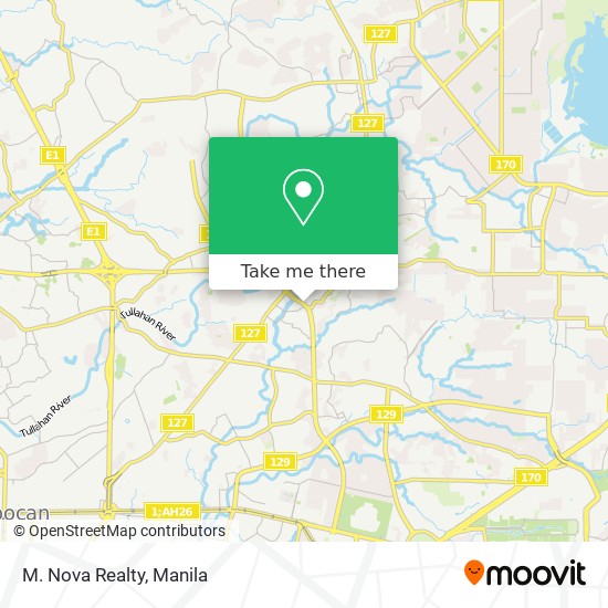 M. Nova Realty map