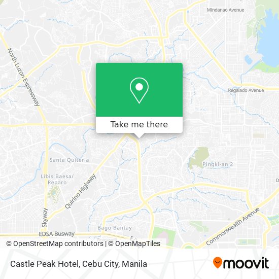 Castle Peak Hotel, Cebu City map