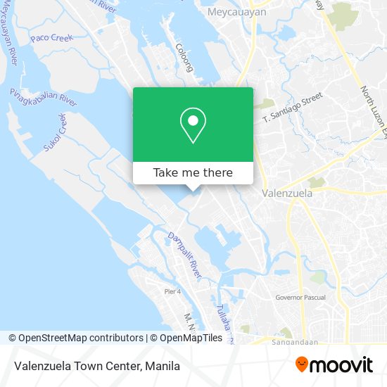 Valenzuela Town Center map