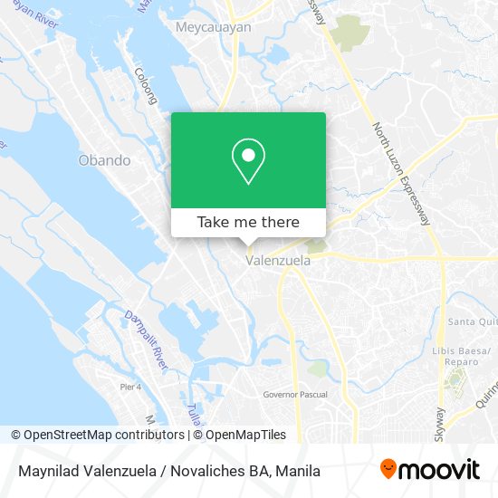 Maynilad Valenzuela / Novaliches BA map