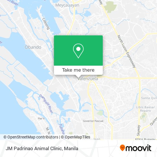 JM Padrinao Animal Clinic map
