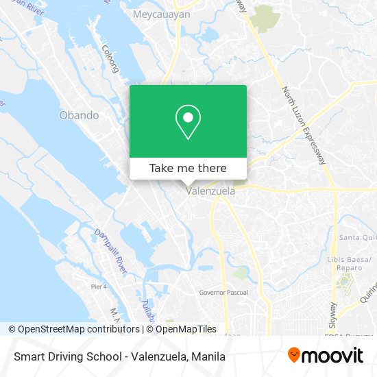 Smart Driving School - Valenzuela map