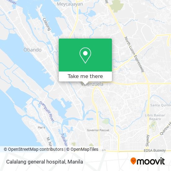 Calalang general hospital map