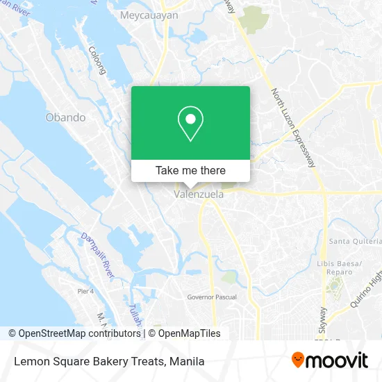 Lemon Square Bakery Treats map