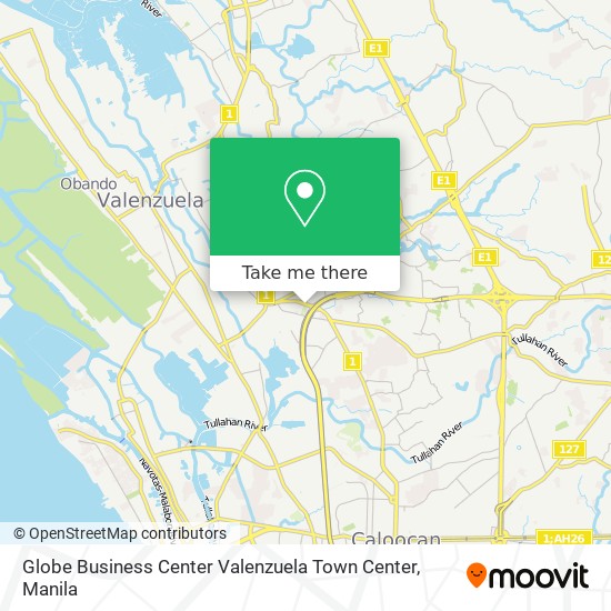 Globe Business Center Valenzuela Town Center map