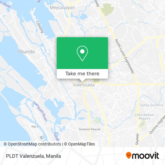 PLDT Valenzuela map