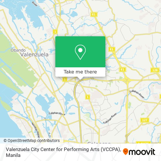 Valenzuela City Center for Performing Arts (VCCPA) map