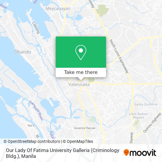 Our Lady Of Fatima University Galleria (Criminology Bldg.) map