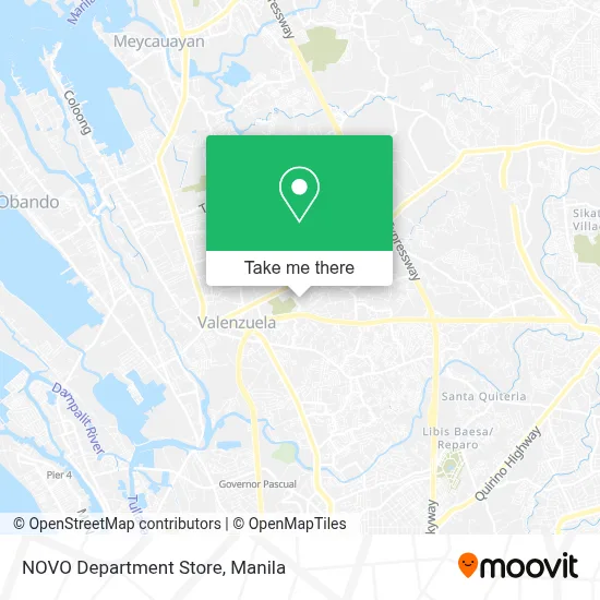 NOVO Department Store map