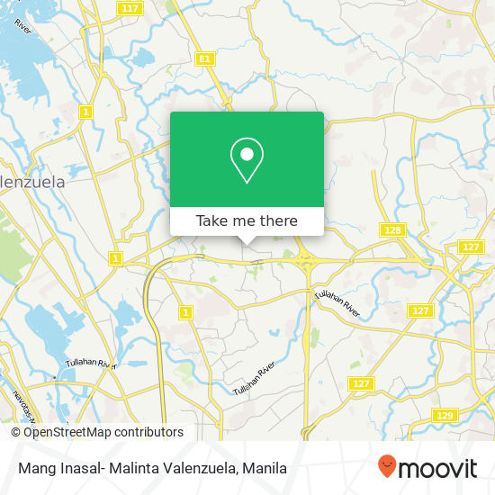 Mang Inasal- Malinta Valenzuela map