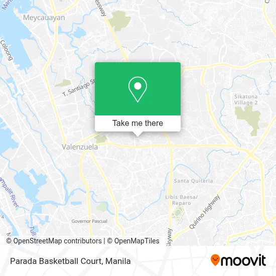 Parada Basketball Court map