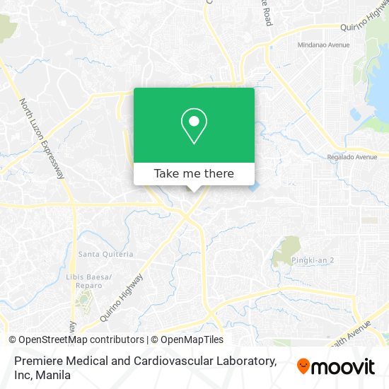 Premiere Medical and Cardiovascular Laboratory, Inc map