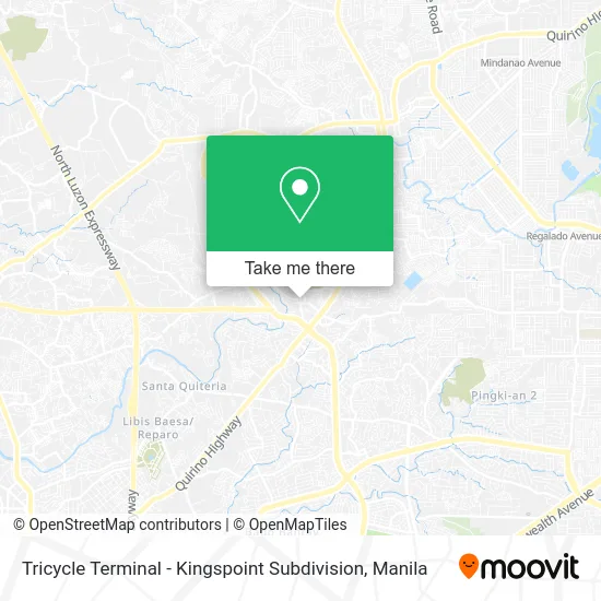 Tricycle Terminal - Kingspoint Subdivision map