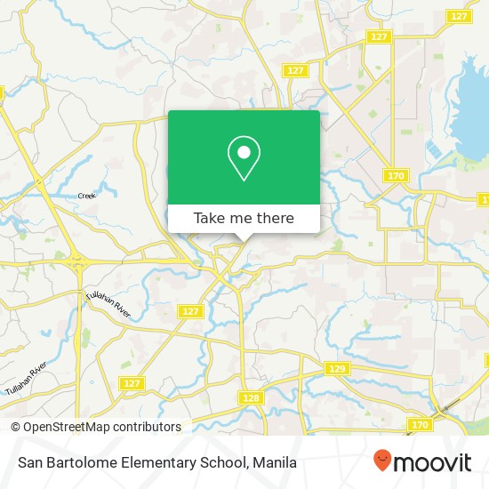 San Bartolome Elementary School map