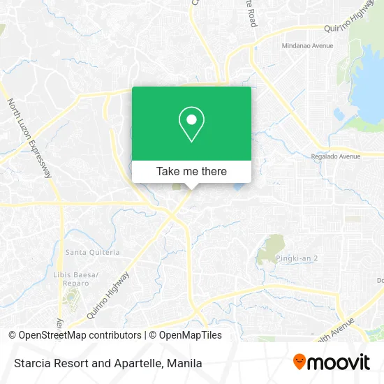 Starcia Resort and Apartelle map