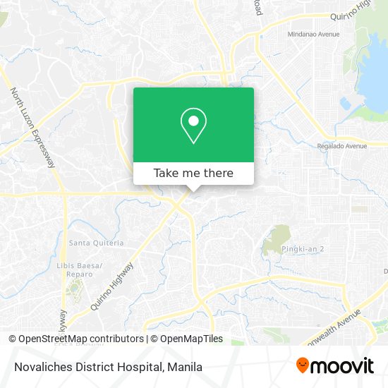 Novaliches District Hospital map
