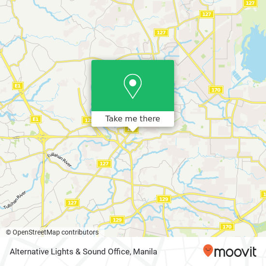 Alternative Lights & Sound Office map