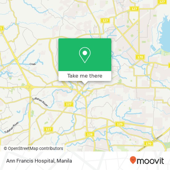 Ann Francis Hospital map
