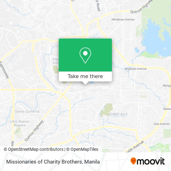 Missionaries of Charity Brothers map