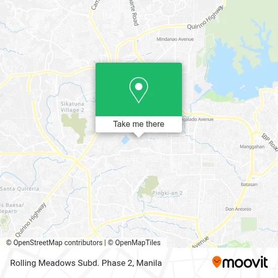 Rolling Meadows Subd. Phase 2 map