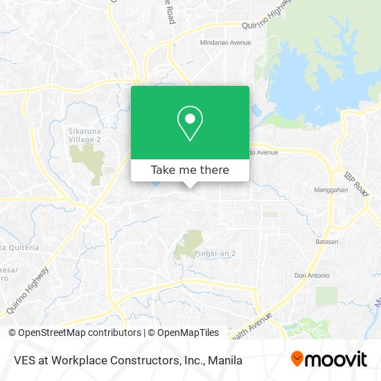 VES at Workplace Constructors, Inc. map