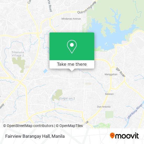 Fairview Quezon City Map How To Get To Fairview Barangay Hall In Quezon City By Bus Or Train?