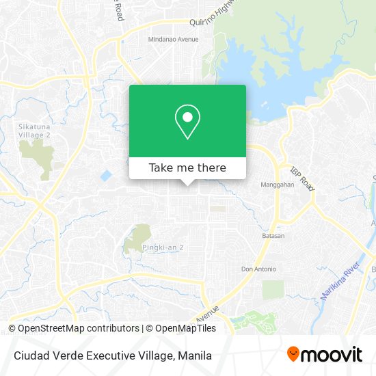 Ciudad Verde Executive Village map