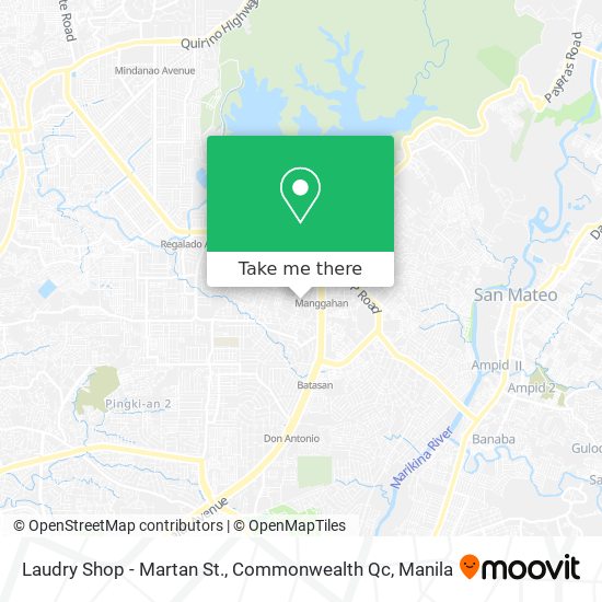 Laudry Shop - Martan St., Commonwealth Qc map