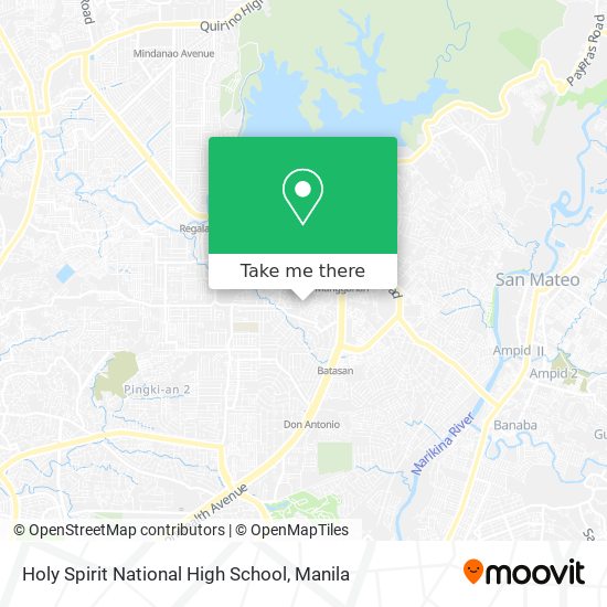 Holy Spirit National High School map