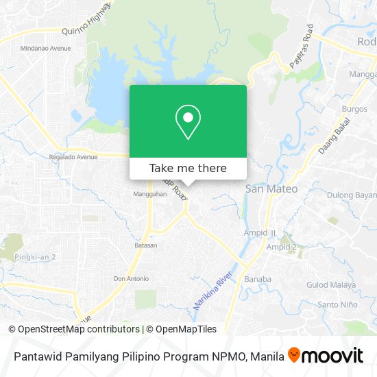Pantawid Pamilyang Pilipino Program NPMO map