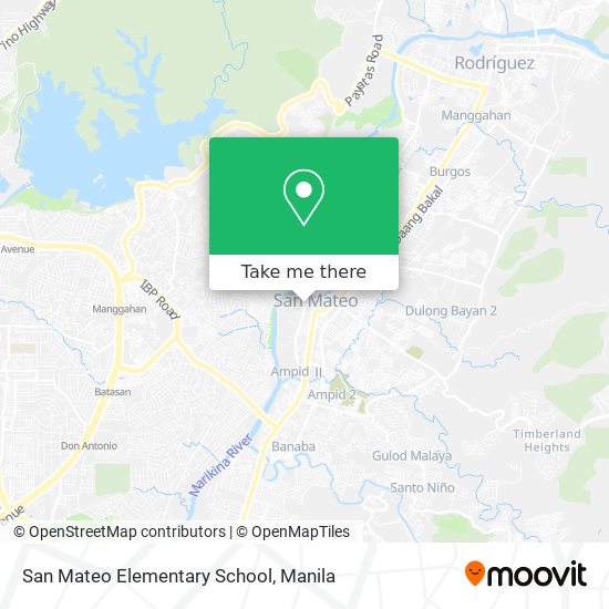 San Mateo Elementary School map