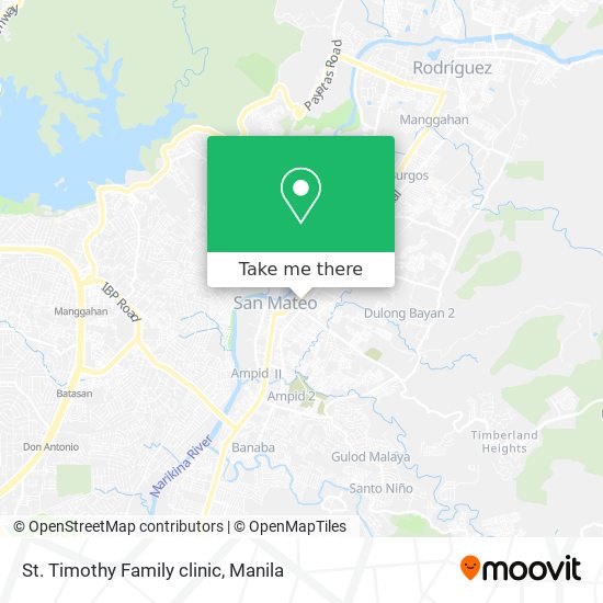 St. Timothy Family clinic map