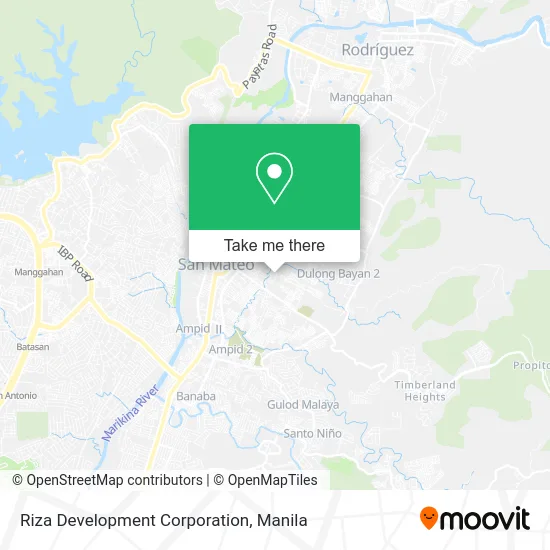 Riza Development Corporation map