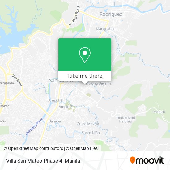 Villa San Mateo Phase 4 map