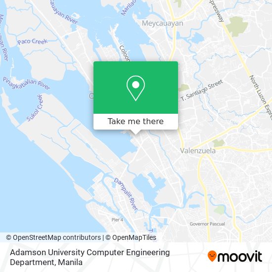 Adamson University Computer Engineering Department map