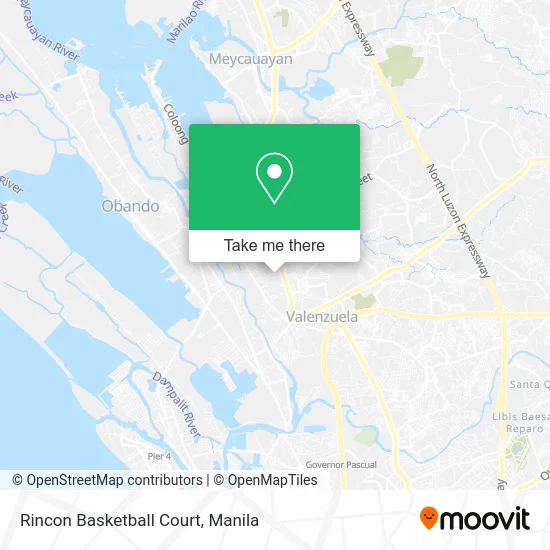 Rincon Basketball Court map