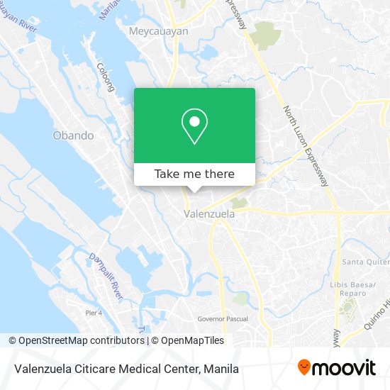 Valenzuela Citicare Medical Center map