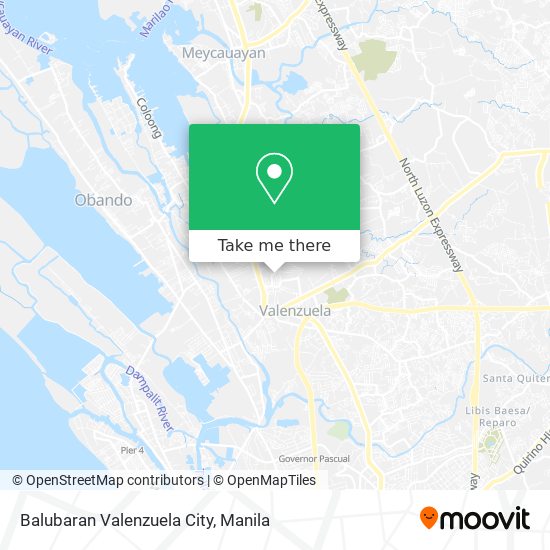 Balubaran Valenzuela City map