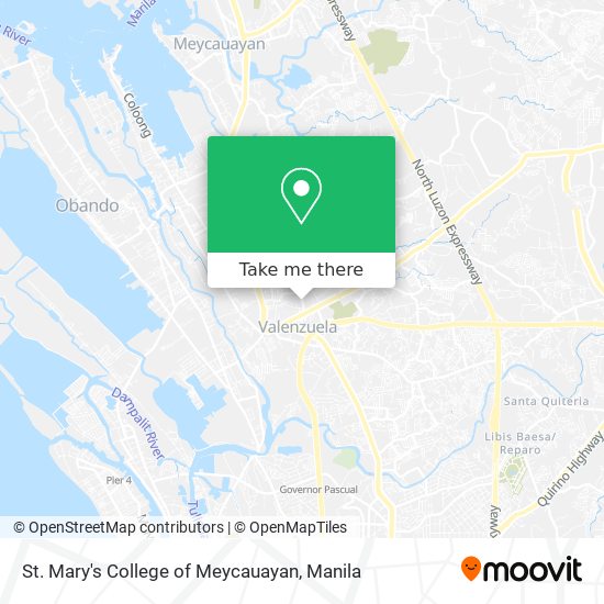 St. Mary's College of Meycauayan map