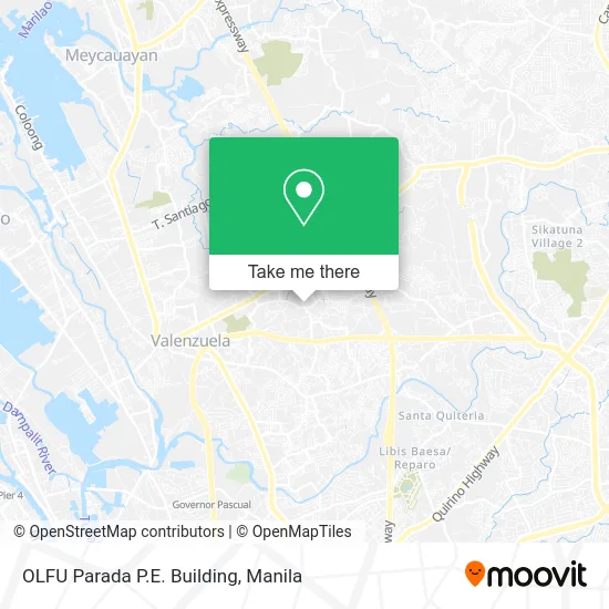 OLFU Parada P.E. Building map