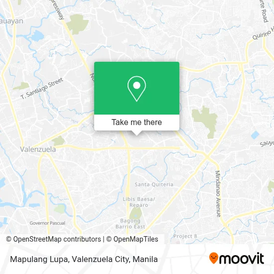Mapulang Lupa, Valenzuela City map