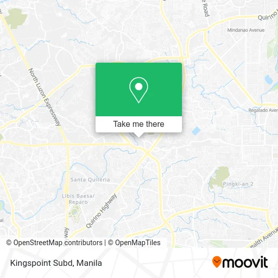 Kingspoint Subd map