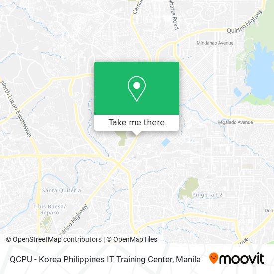 QCPU - Korea Philippines IT Training Center map
