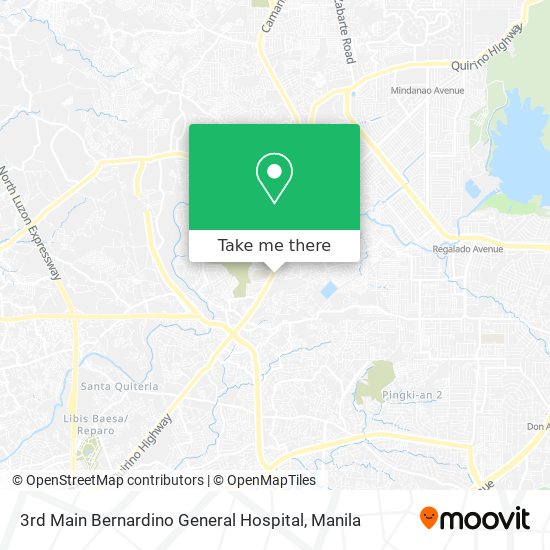 3rd Main Bernardino General Hospital map