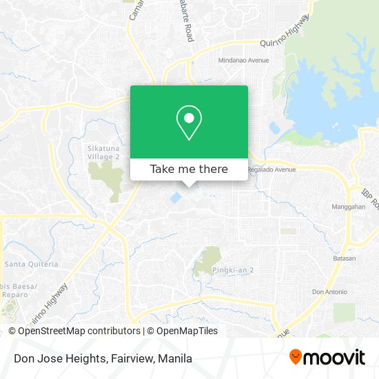 Don Jose Heights, Fairview map